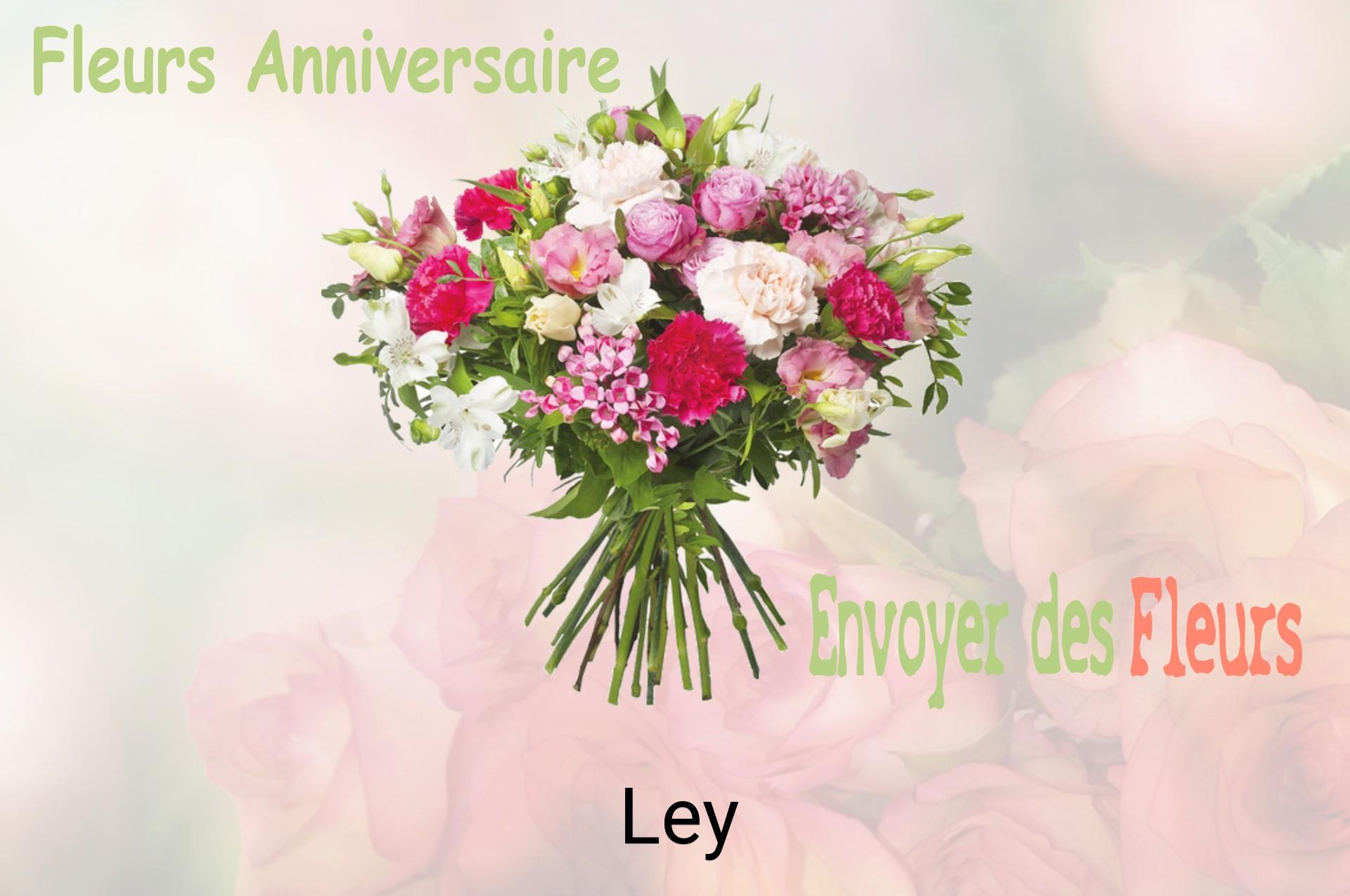 Bouquet de fleurs d’anniversaire livré à Ley